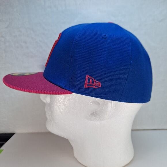 Mexico World Baseball Classic Blue/Pink New Era 59FIFTY Fitted Hat Sz 7 1/4 - Picture 2 of 8